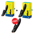 PROMO 2+1 Tester Omaggio - Satisfyer - Double Flex - App Controlled - Nero