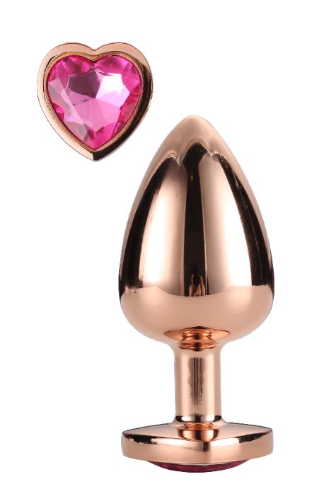 Plug GLEAMING LOVE ORO ROSA MEDIO